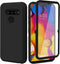 Annymall for LG V40 Case, LG V40 ThinQ Case, with Built in Screen Protector Full Body Rugged 3 in 1 Bumper Heavy Duty Shockproof Drop/Dust-Proof P...