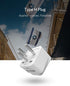 BESTEK Israel Travel Plug Adapter, Grounded Universal Type H Plug Adapter Israel to US Adapter - Ultra Compact for Israel, Palestine and More, 3 P...