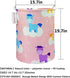 QUEENLALA Large Storage Basket,Laundry Hamper/Bathroom/Home Decor/Collapsible Round Storage Bin,Boys and Girls Hamper/Boxes/Clothing(Pink Unicorn)...