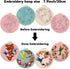 ORIGACH 4 Pack Flowers and Hummingbird Embroidery Kits for Beginners, DIY Starter Hand Embroidery Kit with Floral and Birds Patterns and Instructi...