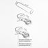 Bike Handlebar Extender Double Handlebar Extension Carbon Fiber Mount Holder with Aluminum Alloy Braket Space Saver (DBlack)...