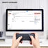 Rii Mini Wireless Keyboard with Touchpad?QWERTY Keyboard,Support Bluetooth ?2.4G Connection,Built-in Laser Pointer, Backlit Portable Keyboard Wire...