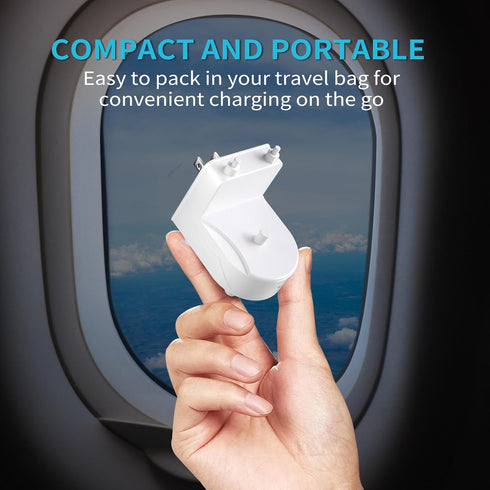 Wireless Electric Toothbrush Wall Charger Compatible with Philips Sonicare Electric Toothbrush HX6100, HX3000, HX6000, HX8000, HX9000, Portable, I...