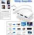 USB C to Hdmi Adapter for iPhone 15, USB 3.0 Hub 10Gbps Digital AV Adapter Thunderbolt 3 4 to HDMI 4k Converter, 100W PD Fast Charging, Compatible...