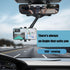 Omaky 360°Rotatable and Retractable Car Phone Holder Car Rearview Mirror Bracket,Multifunctional Adjustable Universal Phones Holder,Universal Phon...