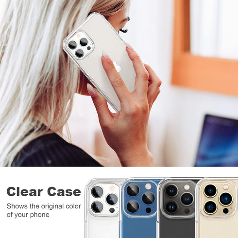 Compatible with iPhone 12 Pro Max Case Clear, Transparent Soft Shockproof Protective Slim Thin Bumper Cover Phone Case...