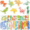 KIMOBER 25Pcs Educational 3D Cartoon Puzzle,3D Dinosaur Puzzle for Kids DIY Cartoon Dinosaur Animal Learning Education Puzzle Jigsaw Toys for Kids...