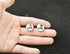 Cufflinks Unique Round Bone and Skull Engraved Cuffs Luxury Shirts Silver Cuff Links for Men...