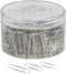 JIKIOU 750 Paper Clips, Upgraded-Non-Skid Paper Clips Medium and Jumbo Size for Office School and Personal Use Paperwork(28 mm,33mm,50 mm), Silver...