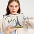 Fantastic Eiffel Tower Paris Romantic France Makeup Bag Large Capacity Portable Toiletries, Cosmetic Bag Pouch for Women, Travel Make Up Bag Organ...