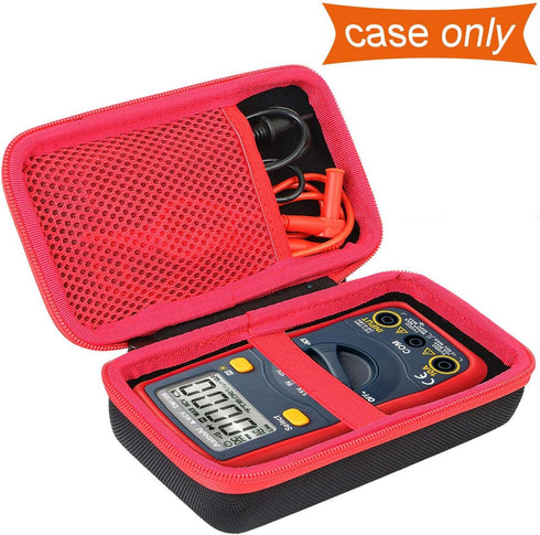 Aenllosi Hard Carrying Case Compatible with AstroAI Digital Multimeter Voltage Tester 1.5v/9v/12v Auto-Ranging 4000 Counts TRMS Voltmeter(only cas...