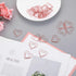 100 PCS Cute Paper Clips Rose Gold Heart Paper Clips Funny Mini Paper Clips for Kids Office Supplies Wedding Decoration Crafts Scrapbooking Women ...
