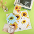 135 Pcs Sunflower Wall Sticker, Removable 3D Waterproof Decor for Kids, Mother's Day, Bathroom, Kitchen - Decorative Decals...