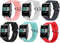 6-Pack Compatible with GRV FC1/FC5 Bands 19mm Smartwatch Veryfitpro for ID205L ID205S Replacement Breathable Lightweight Soft Silicone Wristbands ...