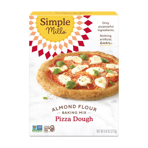 Simple Mills Almond Flour Baking Mix, Cauliflower Pizza Dough - Gluten Free, Vegan, Plant Based, 9.8 Ounce (Pack of 1)...