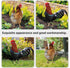Yardwe 2pcs Chicken Rooster Yard Art Garden Stake Realistic Lifelike Hen Garden Poultry Statue Rooster Animals Sculpture for Yard Garden Lawn Outd...