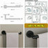 Alise Hand Towel Holder Towel Ring for Bathroom Lavatory,Black Towel Bar Towel Hanger Wall Mount SUS304 Stainless Steel Towel Rack,Matte Black Fin...