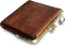 Womens Wallet Small Bifold Rfid Ladies Mini Vintage Coin Purse With Zipper and Kiss Lock (Brown)...