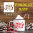 80 Pcs 5 x 5 Inch Christmas Stencils for Painting on Wood, Reusable Merry Christmas Ornament Stencils Snowflakes Holiday Stencils DIY Craft Templa...