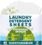 Laundry Detergent Sheets (60 Loads) - Eco Friendly Laundry Soap Detergent Strips I Eco Friendly, Zero Waste, Plastic Free, Planet Friendly 30 Shee...