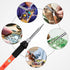 Soldering Iron Kit, 60W Soldering Iron with Ceramic Heater, 5-in-1 Adjustable Temperature Soldering Welding Iron Kit for any Hobby Enthusiast...