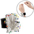 WILLBOND Magnetic Wrist Sewing Pincushion Wrist Magnetic Pin Holder Wristband Pin Cushion Holder with 3 Pcs Stainless Steel Pintail Comb Rat Tail ...