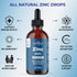 Liquid Zinc Drops for Adults & Kids by NEW AGE, Zinc Sulfate for Immune Support, Vegan, Non-GMO & Gluten Free, 60 Day Supply, 2-Pack...