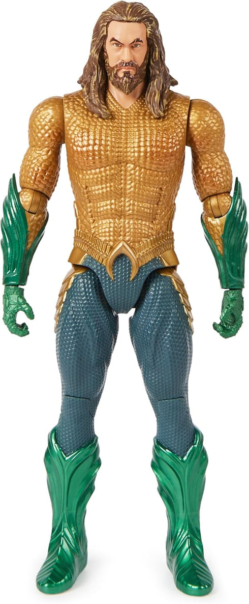 DC Comics, Aquaman Action Figure, 12-inch, Detailed Sculpt and Movie Styling, Easy to Pose, Collectible Superhero Kids Toys for Boys & Girls...