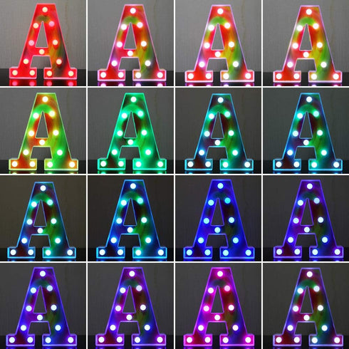 Ledido LED Marquee Letter with Lights, the Light Up Letters Signs Decorations for Party Bar/Birthday Christmas-Letter M...