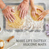Silicone Baking Mat, Sopito Non Stick, Food Safe Platinum Silicone Cookie Baking Liners, Reusable 16.5'' x 11.6'' Oven Liners Sheet, 2 PCS-Grey...