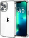 JJGoo Compatiable with iPhone 13 Pro max Case Clear, Transparent Shockproof Phone Case, Slim Anti-Scratch Hard PC Back Protective Cover Bumper, Cl...