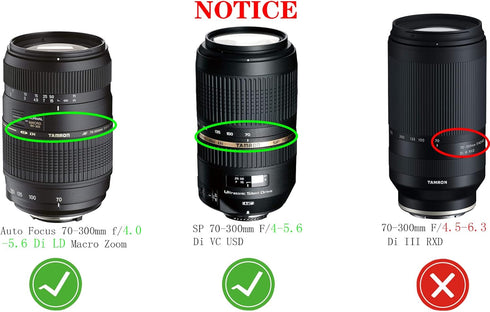 62mm Lens Cap Cover Compatible for Tamron Auto Focus 70-300mm f/4.0(Not for 4.5)-5.6 Di LD Macro Zoom,SP 70-300mm F/4-5.6 Di VC USD,HUIPUXIANG [2 ...
