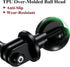 BRCOVAN Aluminum Alloy Tripod Mount Adapter with Camera 1/4"-20 Thread & 1'' TPU Ball Joint, Compatible with RAM Mounts B Size 1'' Ball Double Soc...
