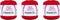 Aunt Lydia Classic Crochet - 3 Pack of 350y/320m - Victory Red......