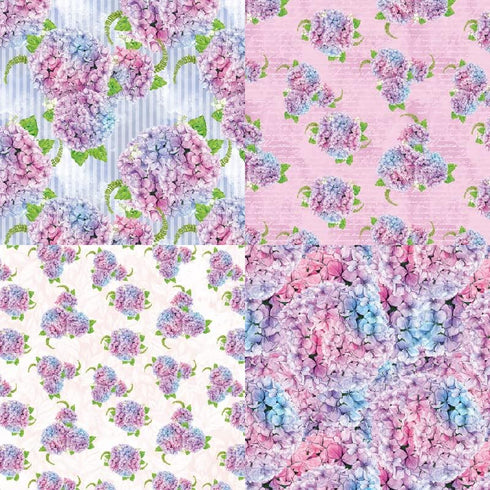 24 Sheets of Spring Flowers Theme Scrapbook Paper, 6 Inchs Origami Vintage Journaling Scrapbooking Supplies, Cardstock Craft Kits for Planners Bac...