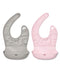 OXO Tot Roll-Up Bib - 2 Pack - Drizzle and Blossom...