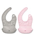 OXO Tot Roll-Up Bib - 2 Pack - Drizzle and Blossom...