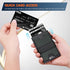 Slim Card Holder, Minimalist Pop Up Wallet for Men | RFID Blocking, Cash Band, 12+ Cards Storage (Black)...