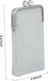 Evening Handbags Clutch Purses for Women Metal mesh Small Crossbody Bag Cell Phone Purse Wallet...