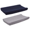 Belsden 2 Pack Microfiber Soft Changing Pad Cover Set, with 2 Considerate Safety Belt Holes, Durable Diaper Change Table Sheet Set for Baby Boys, ...