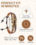 Feraco Religious Cross Wrap Bracelets Women Leather Christian Jewelry For Confirmation Gifts, Adjustable...