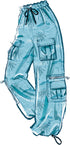 McCall's Unisex Pull On Cargo Pants and Shorts Sewing Pattern Packet, Design Code M8458, Sizes XS-S-M-L-XL-XXL, Multicolor...