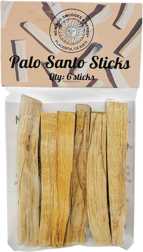 Sacred Palo Santo Wood Incense Sticks - New Age Smudges & Herbs | Harness 'Holy Wood' for Cleansing, Meditation & Energy | Ethically Sourced, Arom...