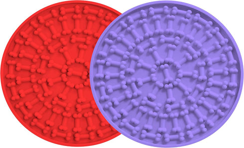 4pc’s Boredom & Anxiety Reduction Slow Feeders for Dogs; Ideal for Food, Treats, Yogurt, and Peanut Butter. Slow Feed Dog Bowl: A Fun Alternative!...