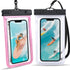 Waterproof Phone Pouch 2 Pack - IPX8 Waterproof Case for iPhone 15 14 13 12 Pro Max Plus Samsung Google Pixel, Up to 7.2 inch- Underwater Dry Bag ...