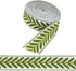 10.9Yards Jacquard Ribbon 2.4 Inch Jacquard Ribbon Emobridered Leaf Pattern Jacquard Polyester Ribbons for DIY Sewing Curtains Decorating Crafting...