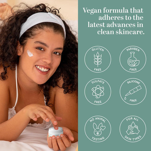 Ceramide and Peptide ageless Cream, Daily Facial Repair Moisturizing Cream, Skincare, Moisturizer, Safe for Sensitive Skin, Vegan, Gluten-Free...