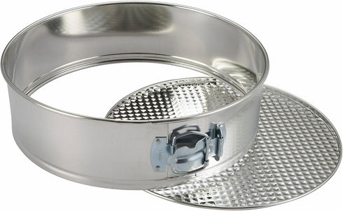 Winco Spring Form Cake Pan with Detachable Bottom, 9.5-Inch Silver...