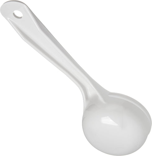 Carlisle FoodService Products Measure Miser Solid Measuring Spoon with Short Handle, 3 Ounces, White, 1 Count (Pack of 1)...