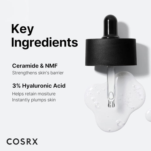 COSRX Pure Sodium Hyaluronic Acid 3% Serum, Hydration & Moisture Boosting Facial Serum for Fine Lines & Wrinkles, Plump & Repair Dry Skin, 0.67fl....